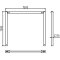 Stationary access barriers | for bolting on site | with top bar | hot-dip galvanized | total width: 1500 mm